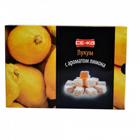 Лукум Се-ка "С ароматом лимона", 225 гр