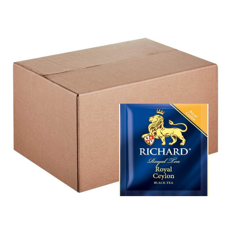 Чай Richard "Royal Ceylon", черный листовой, 200 пакетиков по 2 гр