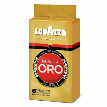 Кофе Lavazza "Qualita Oro", молотый, 250 гр м/у