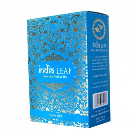 Чай India leaf "Ассам опа", черный крупнолистовой, 100 гр