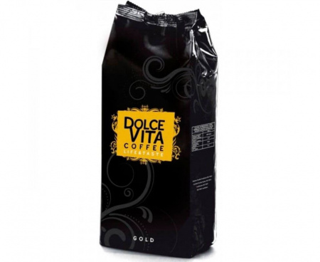 Кофе в зернах "Gold 100% arabica", 1 кг, Dolce Vita