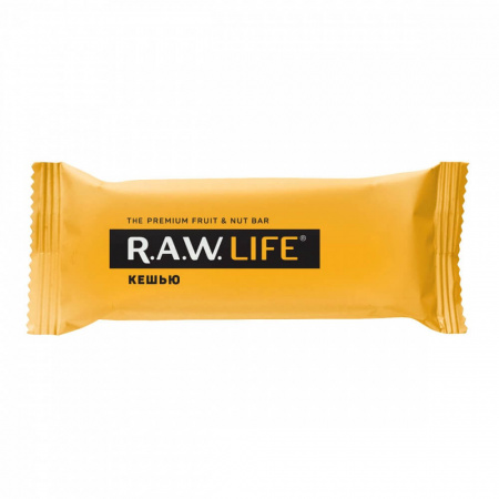 Орехово-фруктовый батончик R.A.W. Life "Кешью", 47 гр