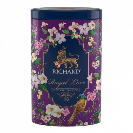 Чай Richard "Royal Love", листовой черный с добавками, 80 гр