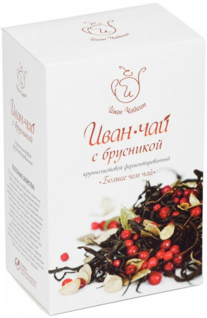 Чай Иван Чайкин "Иван-чай с брусникой", крупнолистовой, 50 гр