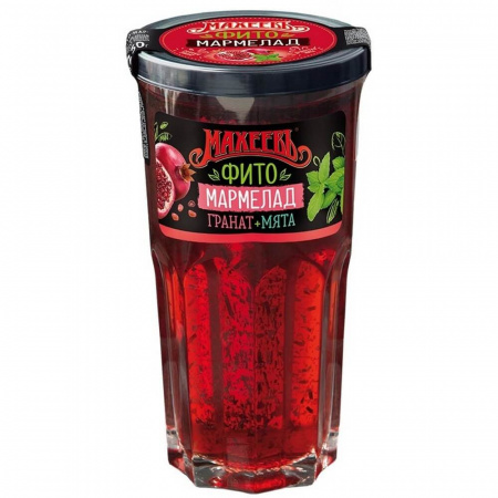 Мармелад Махеевъ "Фито-Мармелад "Гранатовый с Мятой", 230 гр