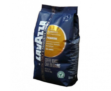 Кофе в зернах Pienaroma, пакет 1 кг, Lavazza