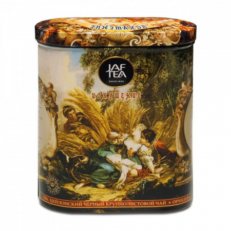 Чай Jaf Tea "Temptation", черный листовой с лепестками орхидеи, 150 гр