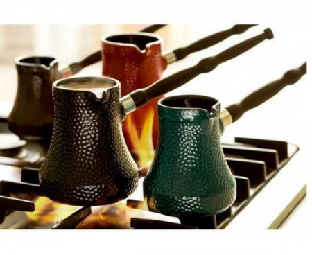 Керамическая турка Ibriks Hammered, 500 мл, красная, Ceraflame