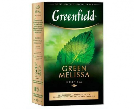 Чай зеленый листовой Green Melissa, 85 г, Greenfield