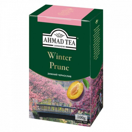 Чай Ahmad "Winter Prune", черный листовой с черносливом, 100 гр