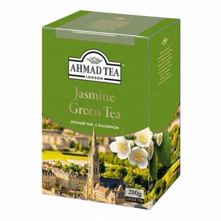 Чай Ahmad "Jasmine Green Tea", зеленый с жасмином, листовой, 200 гр