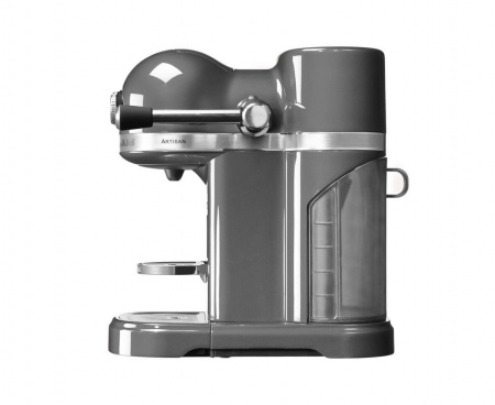 Кофеварка капсульная Artisan Nespresso и Aeroccino, серебряный медальон, 5KES0504EMS, KitchenAid