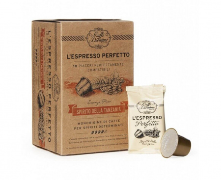 Кофе в капсулах L`espresso Spirito Della Tanzania, 10 капсул (для Nespresso), Diemme