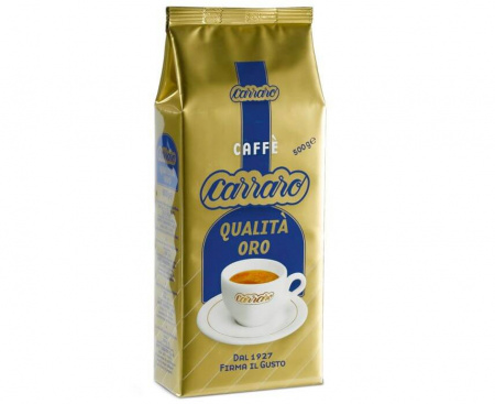 Кофе в зернах Qualita Oro, вак.уп. 500 г, Carraro