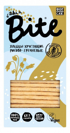 Хлебцы хрустящие Take a Bite "Рисово-гречневые", 150 гр