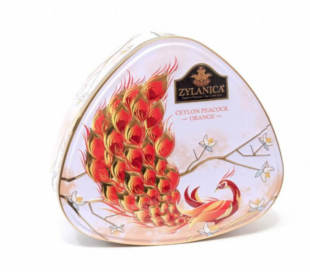 Чай Zylanica Ceylon Peacock, Orange, чёрный листовой, Super Pekoe, 100 гр