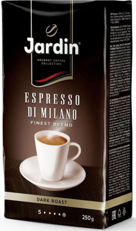 Кофе Jardin "Espresso di Milano", молотый, 250 гр