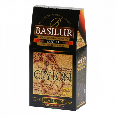 Чай Basilur "Остров - Спешиал",  черный листовой, 100 гр