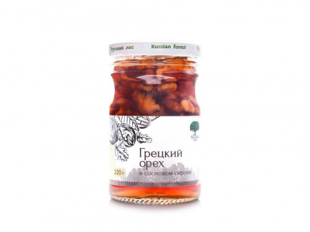 Десерт Русский лес "Грецкий орех в сосновом сиропе", 220 гр