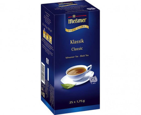 Чай черный пакетированный Классик, 25х2.5 г, Messmer