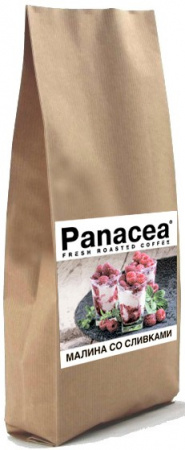 Кофе ароматизированный Panacea "Малина со сливками", в зернах, 250 гр