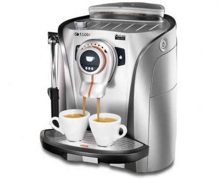 Кофемашина Odea Giro Plus V2, серебристая, пластик, Saeco