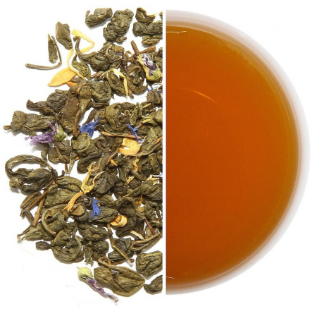 Чай Tea.Love "Miracle Morning", зеленый листовой с добавками, 75 гр