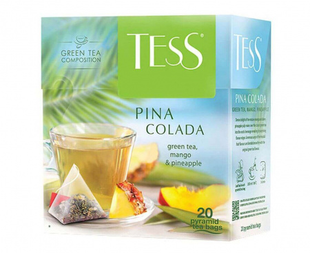 Чай зеленый Pina Colada, 20 пирамидок, Tess