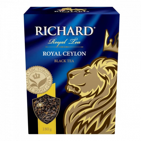 Чай Richard "Royal Ceylon", черный листовой, 180 гр