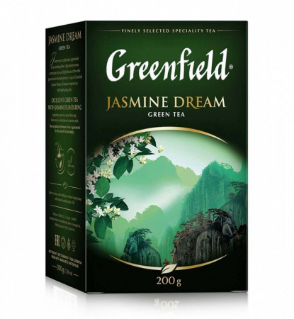 Чай Greenfield "Jasmine Dream", зеленый с жасмином, 200 гр
