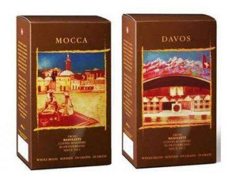 Подарочный набор кофе Мокка (молотый) + Давос (молотый), 2 х 250 г, Badilatti