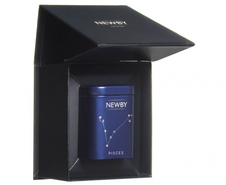 Чай листовой Pisces Green Sencha, 25 г, серия Zodiac mini Caddies, Newby