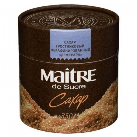 Сахар Maitre "Тростниковый | Демерара", нерафинированный, 350 гр