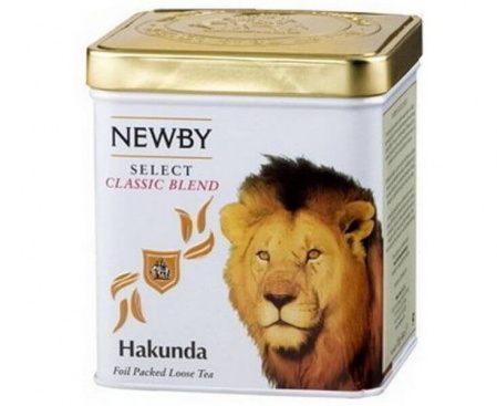 Чай черный ХАКУНДА WILD LIFE, ж/б 125 г, Newby