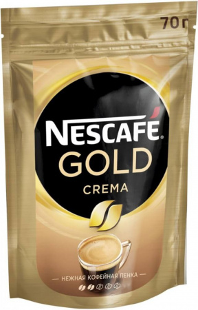 Кофе Nescafe "Gold Crema", растворимый, 70 гр