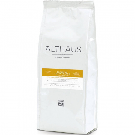 Чай Althaus "Rooibush Strawberry Cream", травяной листовой, 250 гр