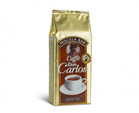 Кофе в зернах Don Carlos, вак.уп. 1 кг, Carraro