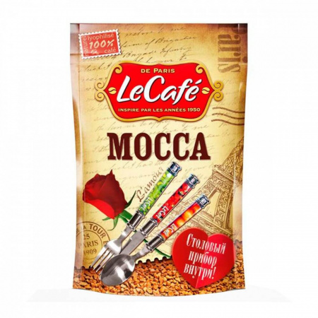 Кофе Le Cafe "Mocca", растворимый с ложкой, 150 гр