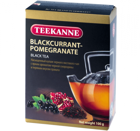 Чай черный Черная Смородина - Гранат, 100 г, TEEKANNE