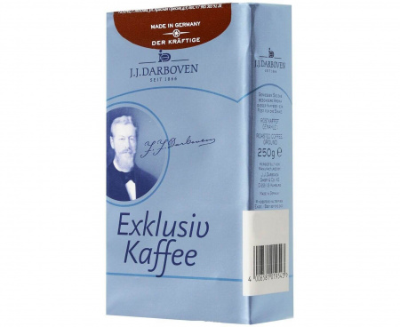 КОФЕ МОЛОТЫЙ DER KRAFTIGE, 90% АРАБИКА / 10% РОБУСТА, 250 Г, EXKLUSIV KAFFEE