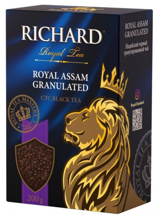 Чай Richard "Royal Assam Granulated", черный гранулированный, 200 гр