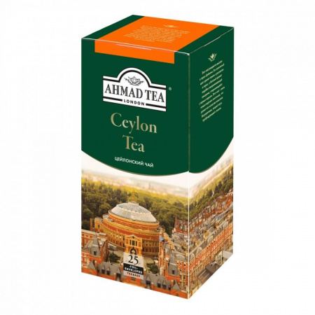 Чай Ahmad "Ceylon Tea", цейлонский черный, 25 пакетиков