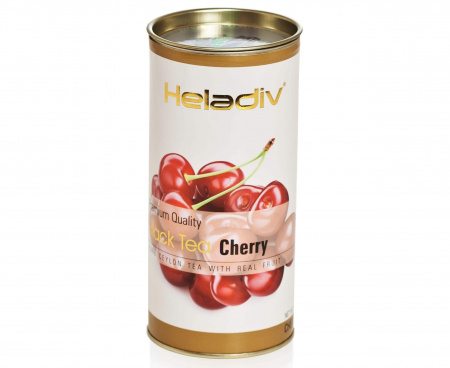Чай черный листовой в тубе CHERRY, 100 г, Heladiv
