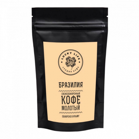 Кофе Lucky life "Бразилия", молотый, 150 гр
