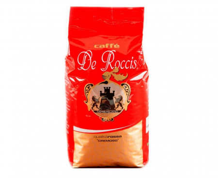 Кофе в зернах Rossa Cremoso, 1 кг, De Roccis