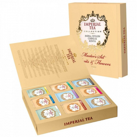 Чай Imperial Tea Collection "Master's Jet Fruits & Flowers", ассорти 9 видов, 90 сашетов
