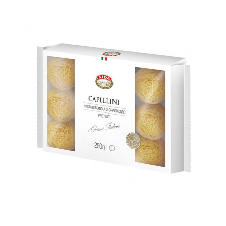 Макароны Aida "Capellini", гнезда Капеллини,  250 гр