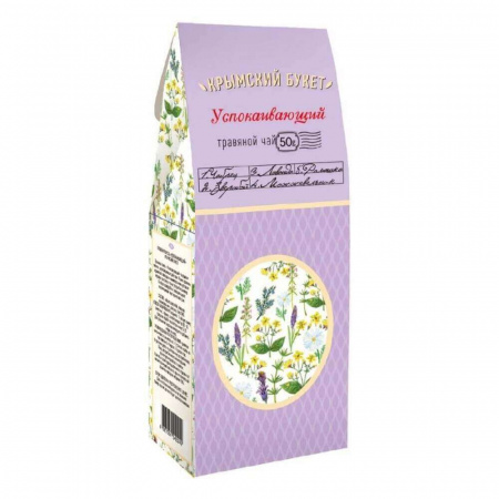 Чай Крымский букет "Успокаивающий", травяной, 50 гр
