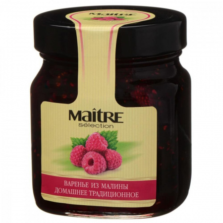 Варенье домашнее Maitre selection "Малина", 375 гр