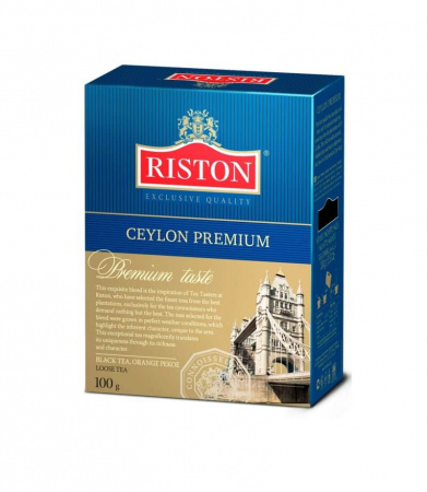 Чай Riston "Ceylon Premium", черный листовой, 100 гр